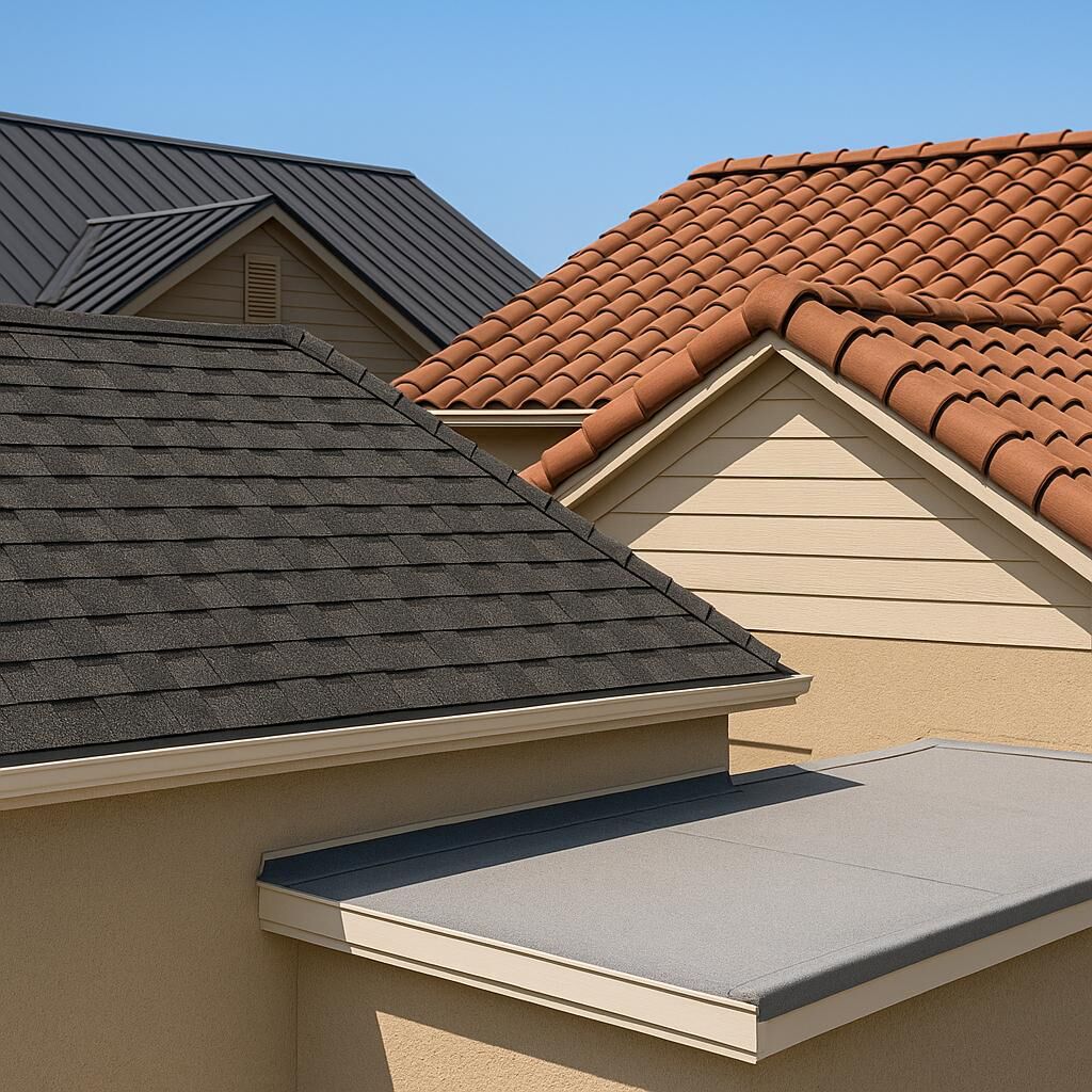 Finished tile roof on a Miami-Dade home